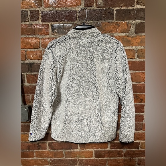 Champion Black and White Clemson Sherpa Jacket Size Medium - Picture 7 of 7